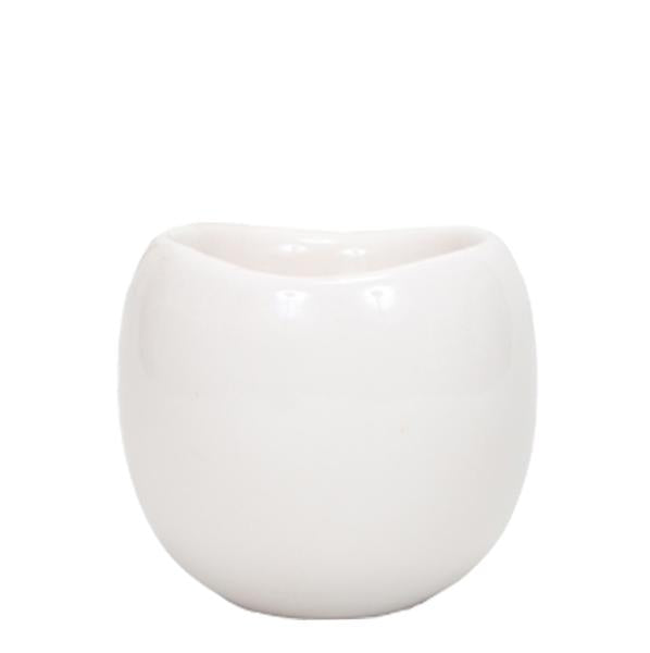 Bowl bloempot witte keramieken sierpot potmaat