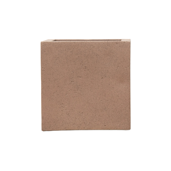 Pot grigio cube bronze 40 cm
