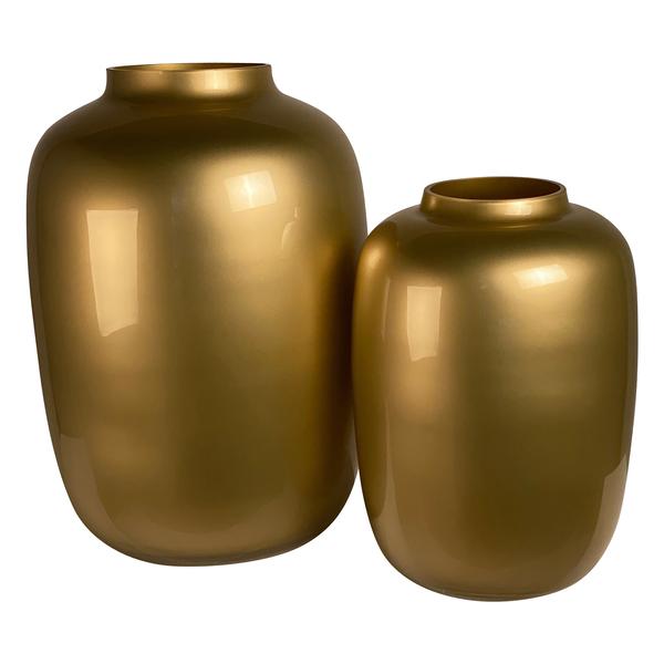 Vaas glas gold artic