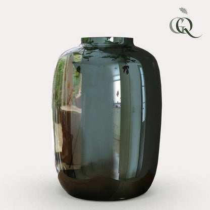 Vaas glas grey