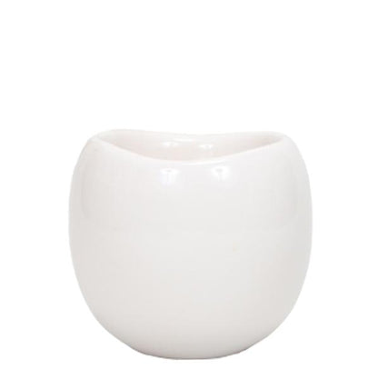 Bowl bloempot witte keramieken sierpot potmaat