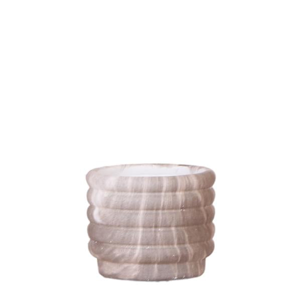 Marble pot dark 6 cm