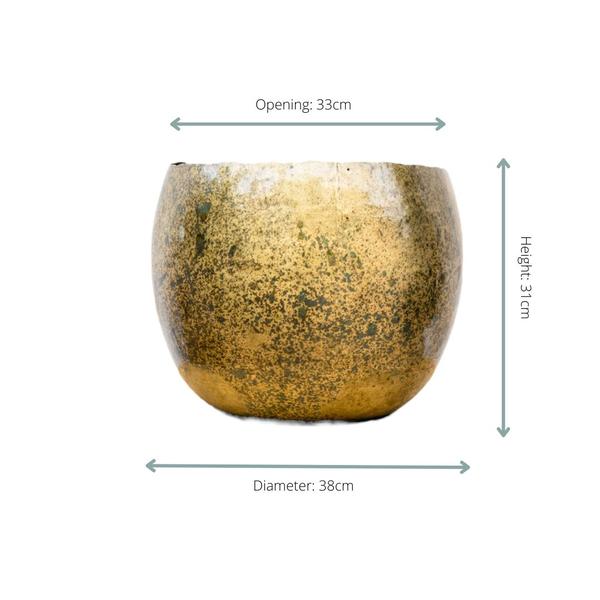 Ellen brass 38 cm